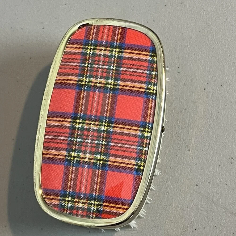 Palm Brush Military Brush Men's Tartan Plaid Forest Series Great Britain Vintage